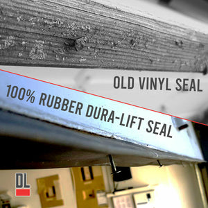 DURA-LIFT Nail-In Rubber Garage Door Bottom Seal for Wood Doors