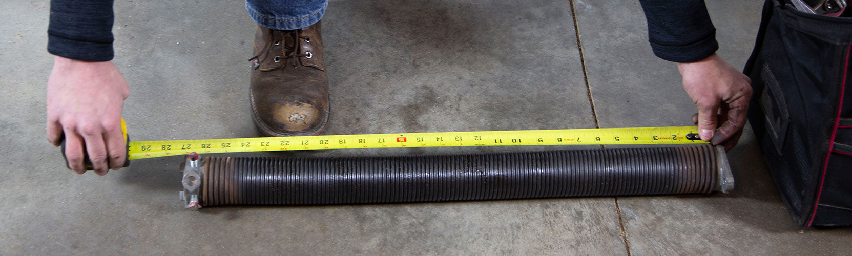 How to Measure Garage Door Torsion Springs