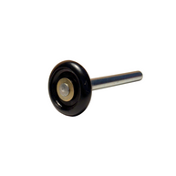 DURA-LIFT Light Duty Nylon Garage Door Roller – No Bearing, Plated Stem - 0120593BB