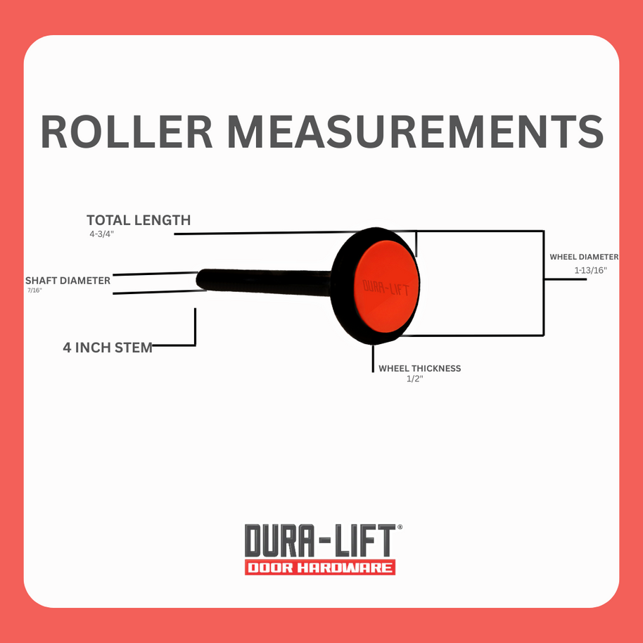 Titan Premium 2 in. Sealed 6200ZZ Nylon Garage Door Roller with 4 in. Corrosion Resistant Stem (12-Pack)