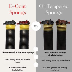 DURA-LIFT Black E-Coat Spring .243 x 2 x 33 (Both Left & Right Springs)