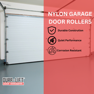 DURA-LIFT Ultra-Life Max 2 in. Nylon Garage Door Roller w/ Sealed 6200ZZ Bearing & 4-in. Stem