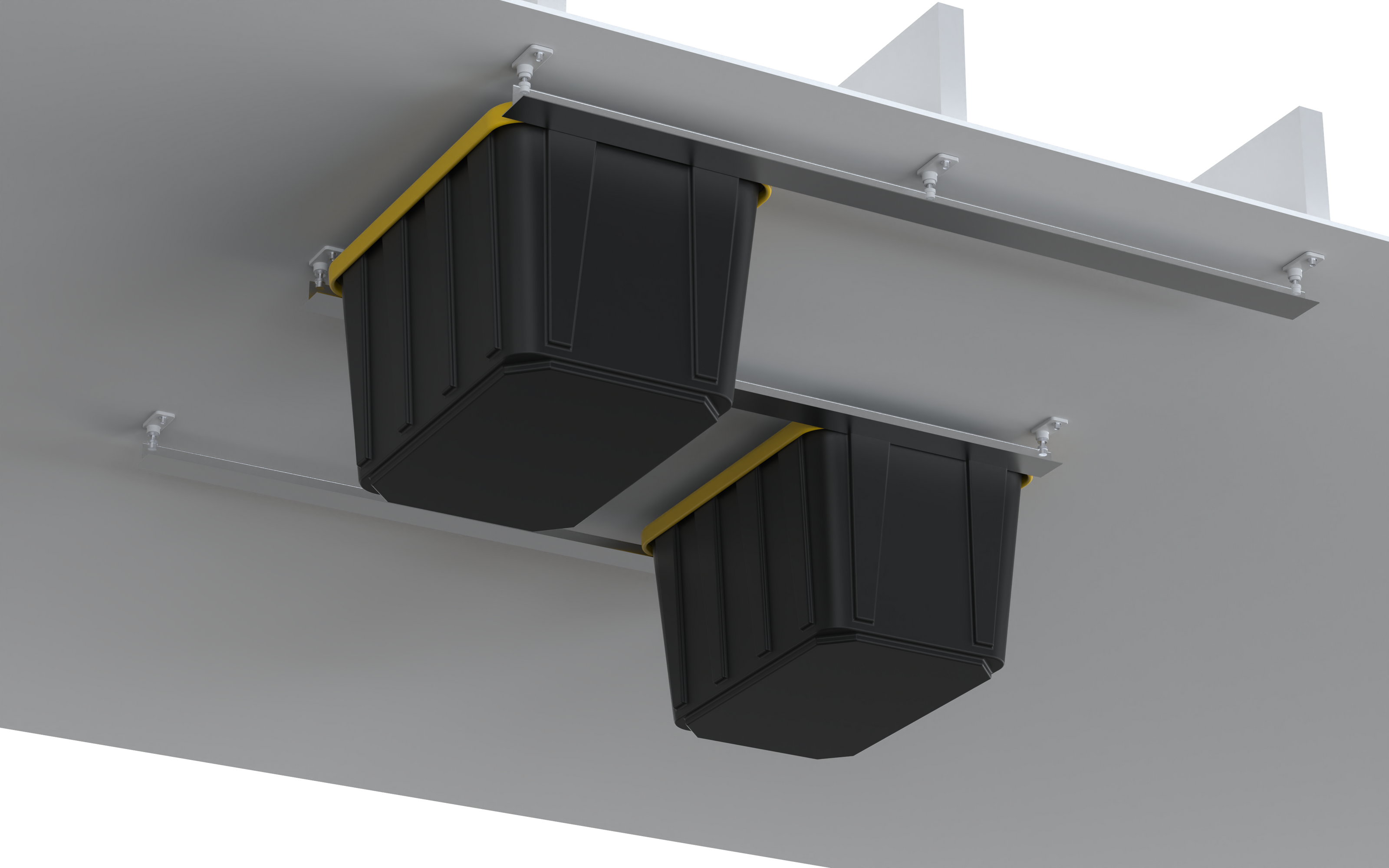 Dura-Lift Elevate Overhead Garage Slide Bin Storage System-BTriple