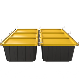Dura-Lift Elevate Overhead Garage Slide Bin Storage System-BTriple
