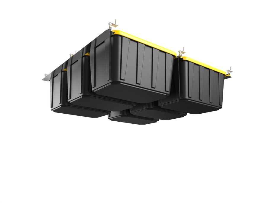 Dura-Lift Elevate Overhead Garage Slide Bin Storage System-BTriple