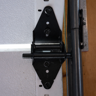 14-Gauge Hinge Powder Coat Black #3