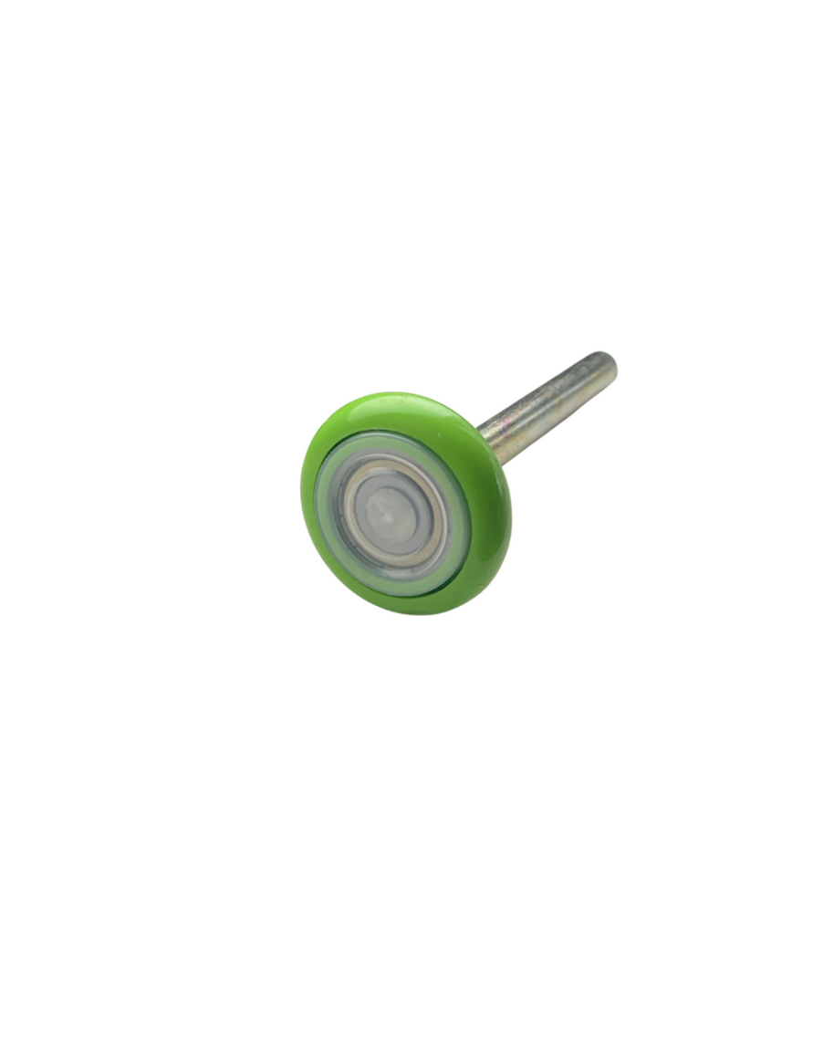 DURA-LIFT Ultra-Life Max 2" Nylon Garage Door Rollers with 4" Stem and COLORED Wheel (Green or Red) Sealed – 6200ZZ Bearing (Box of 10)