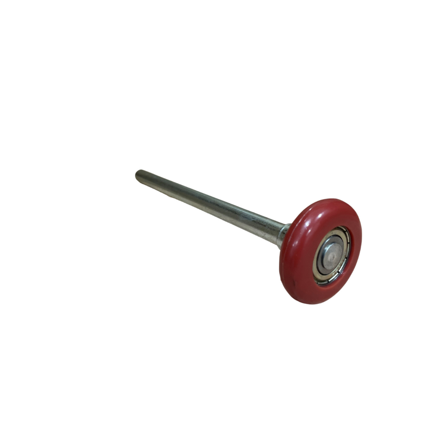 DURA-LIFT 2" Nylon Garage Door Rollers with 7" Stem and COLORED Wheel (Blue or Red) – Unsealed 8 Ball Bearing 6200ZZ (Box of 10)