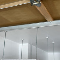 Dura-Lift Elevate Adjustable Height Overhead Garage Door Ceiling Double Storage Platform (31 in W x 62 in D)-PDOUBLE