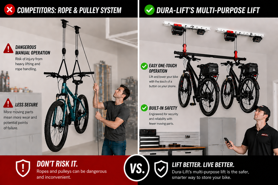 Dura-Lift Elevate Multi-Purpose Lifter | Dual-Motor Electric Ceiling Lift | App-Controlled | 200 lb Capacity
