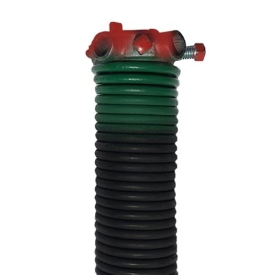 DURA-LIFT .243 Garage Door Torsion Spring (Green) & 18" Winding Rods