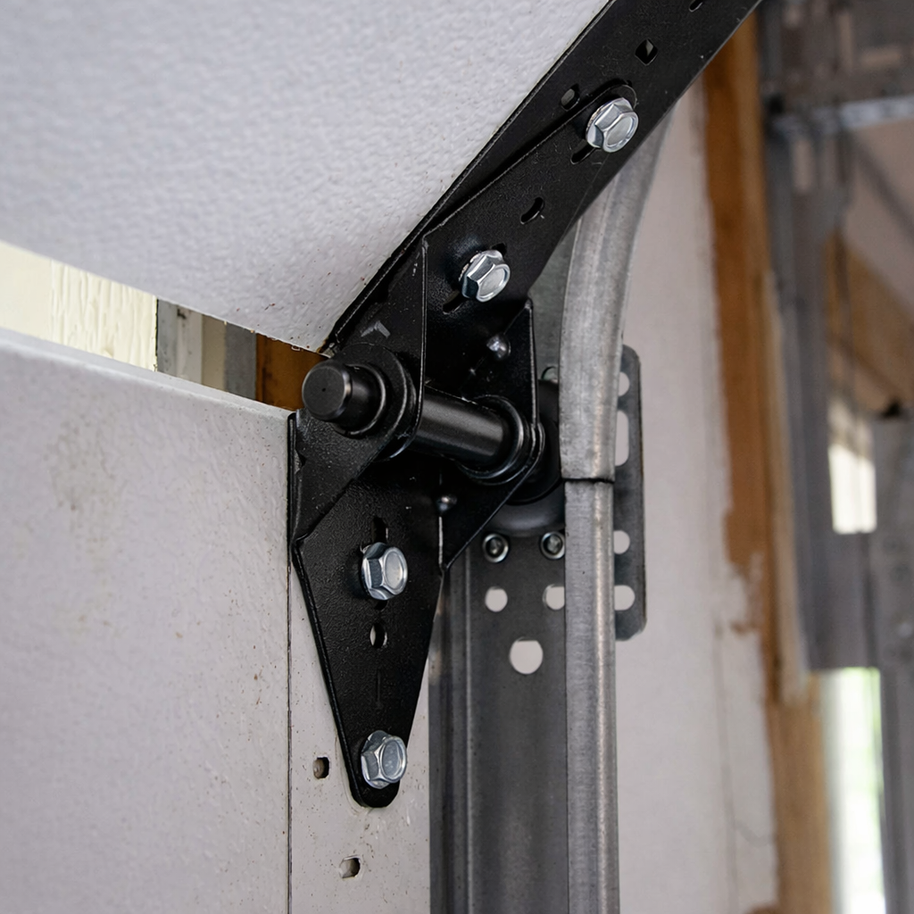 14-Gauge Hinge Powder Coat Black #4