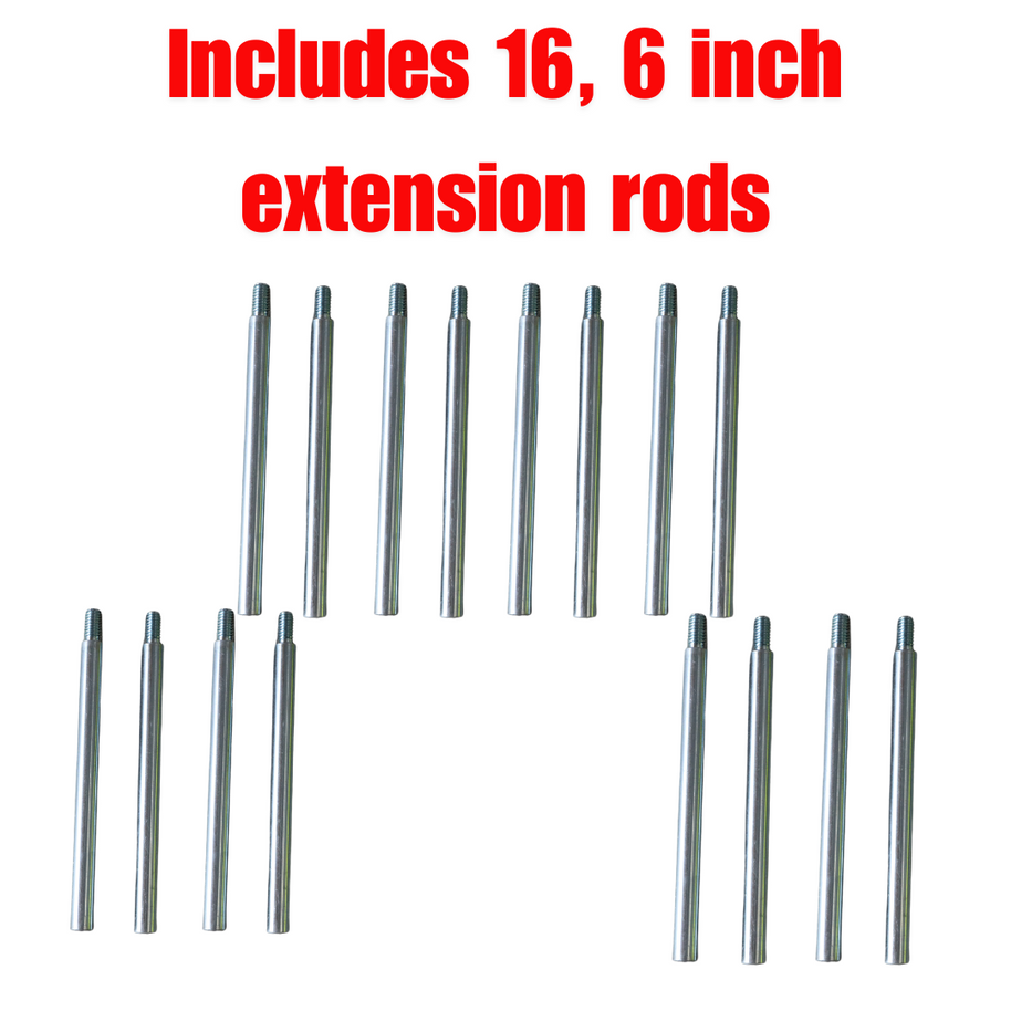 Dura-Lift Elevate Adjustable Height Overhead Garage Door Ceiling Single Storage Platform 24 inch Drop Down-PSingle24