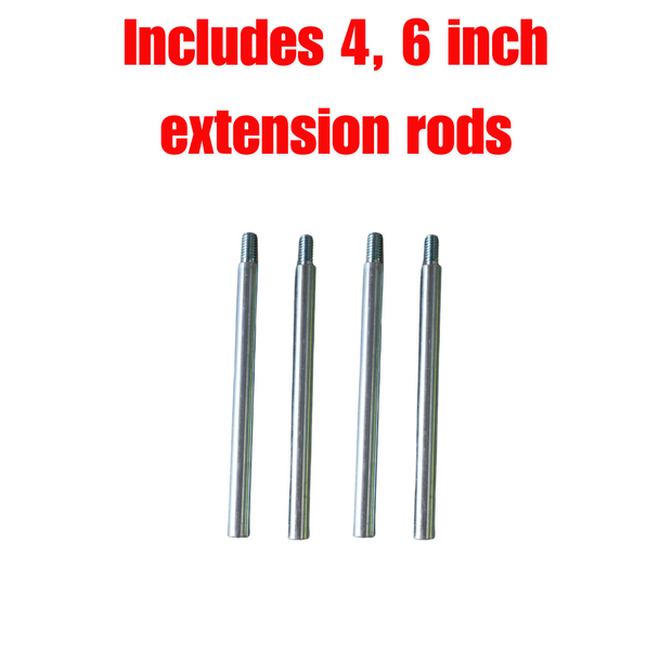 Dura-Lift Elevate Adjustable Height Overhead Garage Door Ceiling Single Storage Platform 6 inch Drop Down-PSINGLE6
