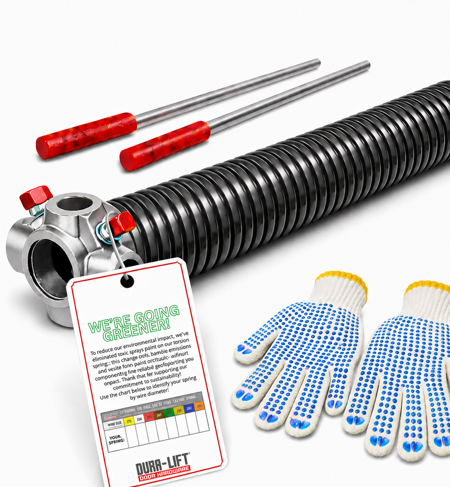 Garage Door Torsion Spring (.262 x 1.75" x 38") – 15,000+ Cycle Rated, Made in USA | DURA-LIFT