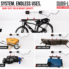 Dura-Lift Multi-Purpose Lifter | Single-Motor Electric Ceiling Lift | App-Controlled | 100 lb Capacity