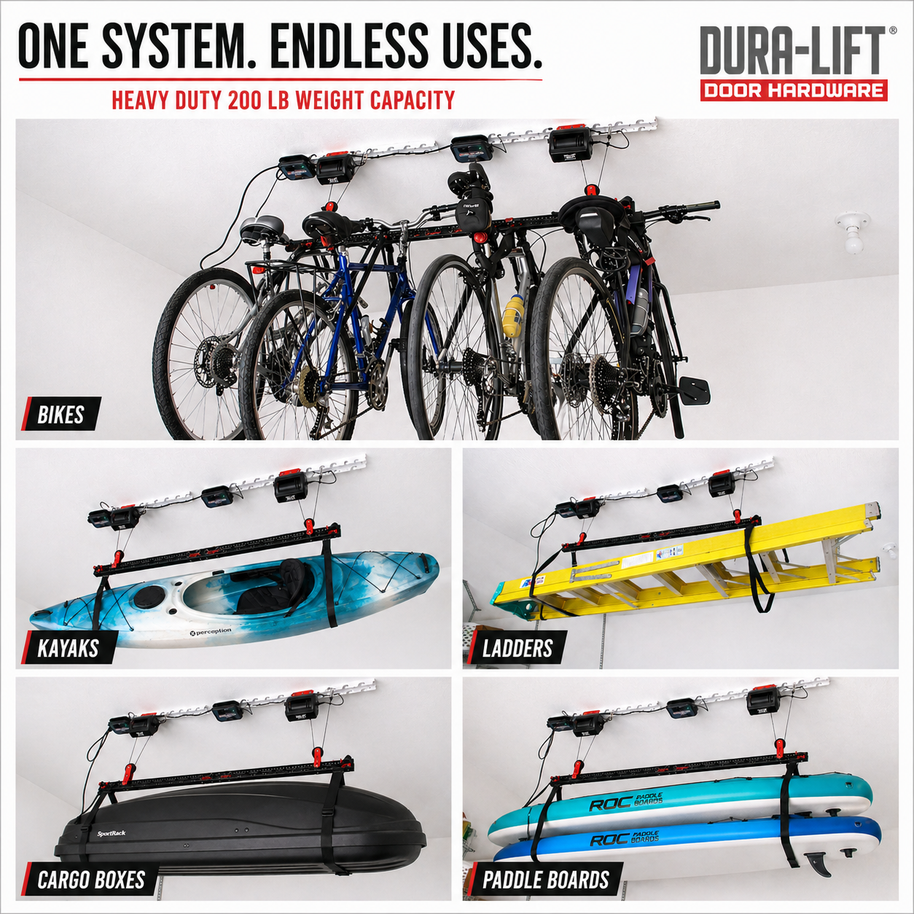 Dura-Lift Elevate Multi-Purpose Lifter | Dual-Motor Electric Ceiling Lift | App-Controlled | 200 lb Capacity