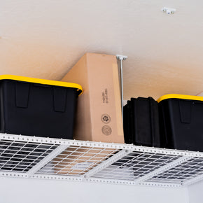 Dura-Lift Elevate Adjustable Height Overhead Garage Door Ceiling Double Storage Platform (31 in W x 62 in D)-PDOUBLE