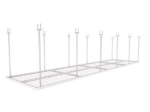 Dura-Lift Elevate Adjustable Height Overhead Garage Door Ceiling Quad In-Line Platform (31 in. W x 124in D)