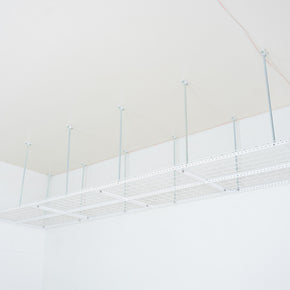 Dura-Lift Elevate Adjustable Height Overhead Garage Door Ceiling Quad In Line Storage Platform  (31 in. W x 124in D)-PQUAD