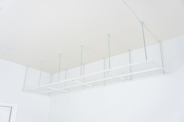 Dura-Lift Elevate Adjustable Height Overhead Garage Door Ceiling Quad In Line Storage Platform  (31 in. W x 124in D)-PQUAD
