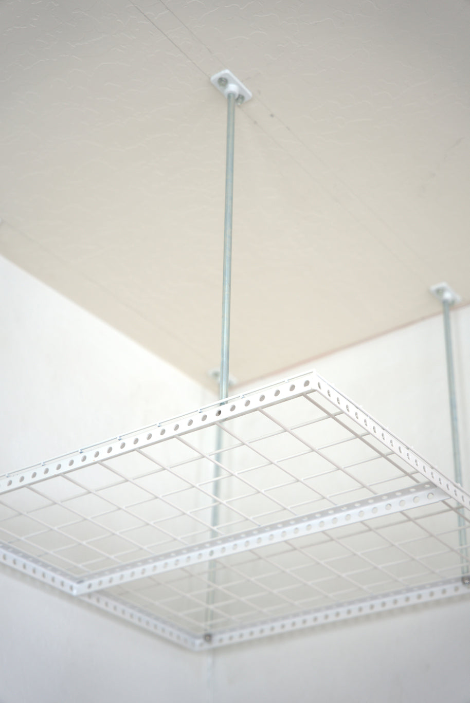 Dura-Lift Elevate Adjustable Height Overhead Garage Door Ceiling Single Storage Platform 6 inch Drop Down-PSINGLE6