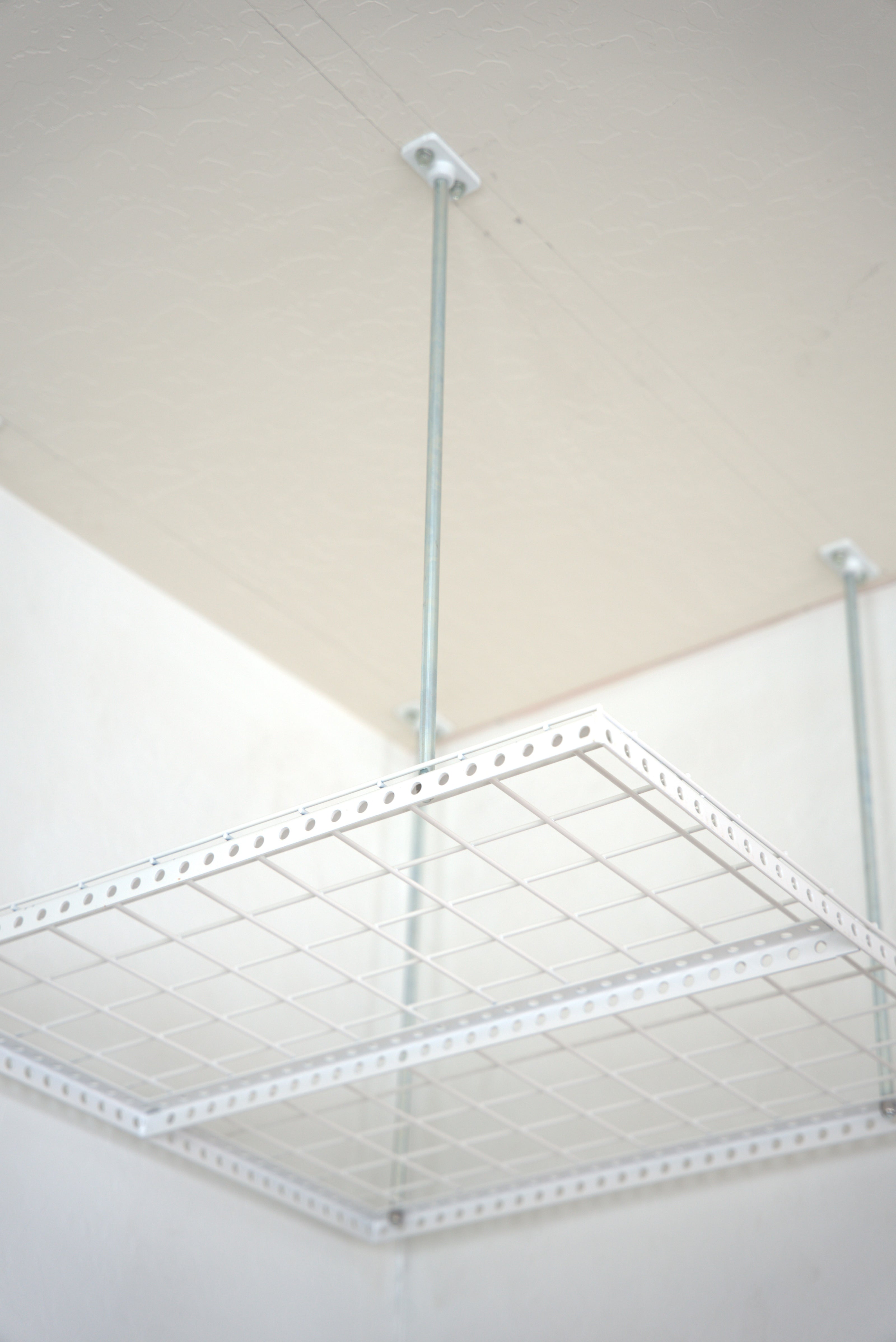 Dura-Lift Elevate Adjustable Height Overhead Garage Door Ceiling Single Storage Platform 6 inch Drop Down-PSINGLE6
