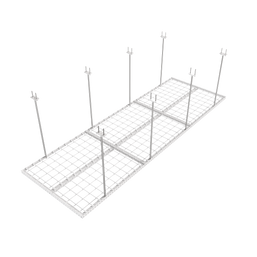 Dura-Lift Elevate Adjustable Height Overhead Garage Door Ceiling Triple In Line Storage Platform  (31 in. W x 93 in D)-PTRIPLE