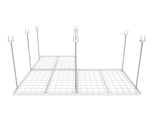 Dura-Lift Elevate Adjustable Height Overhead Garage Door Ceiling Triple L Shaped Platform (31 in. W x 93 in D)