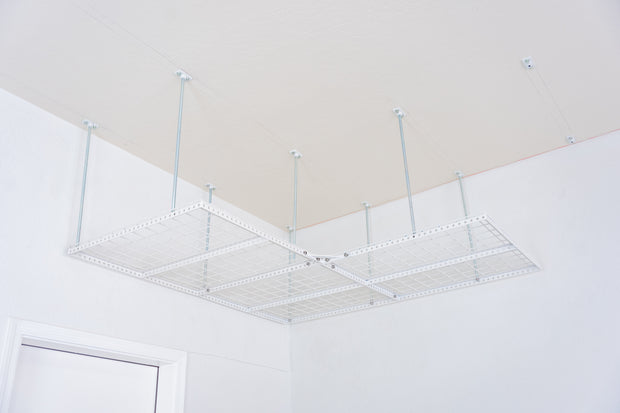 Dura-Lift Elevate Adjustable Height Overhead Garage Door Ceiling Triple L Shaped Storage Platform (31 in. W x 93 in D)-PTRIPLEL