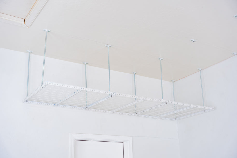 Dura-Lift Elevate Adjustable Height Overhead Garage Door Ceiling Triple In Line Storage Platform  (31 in. W x 93 in D)-PTRIPLE
