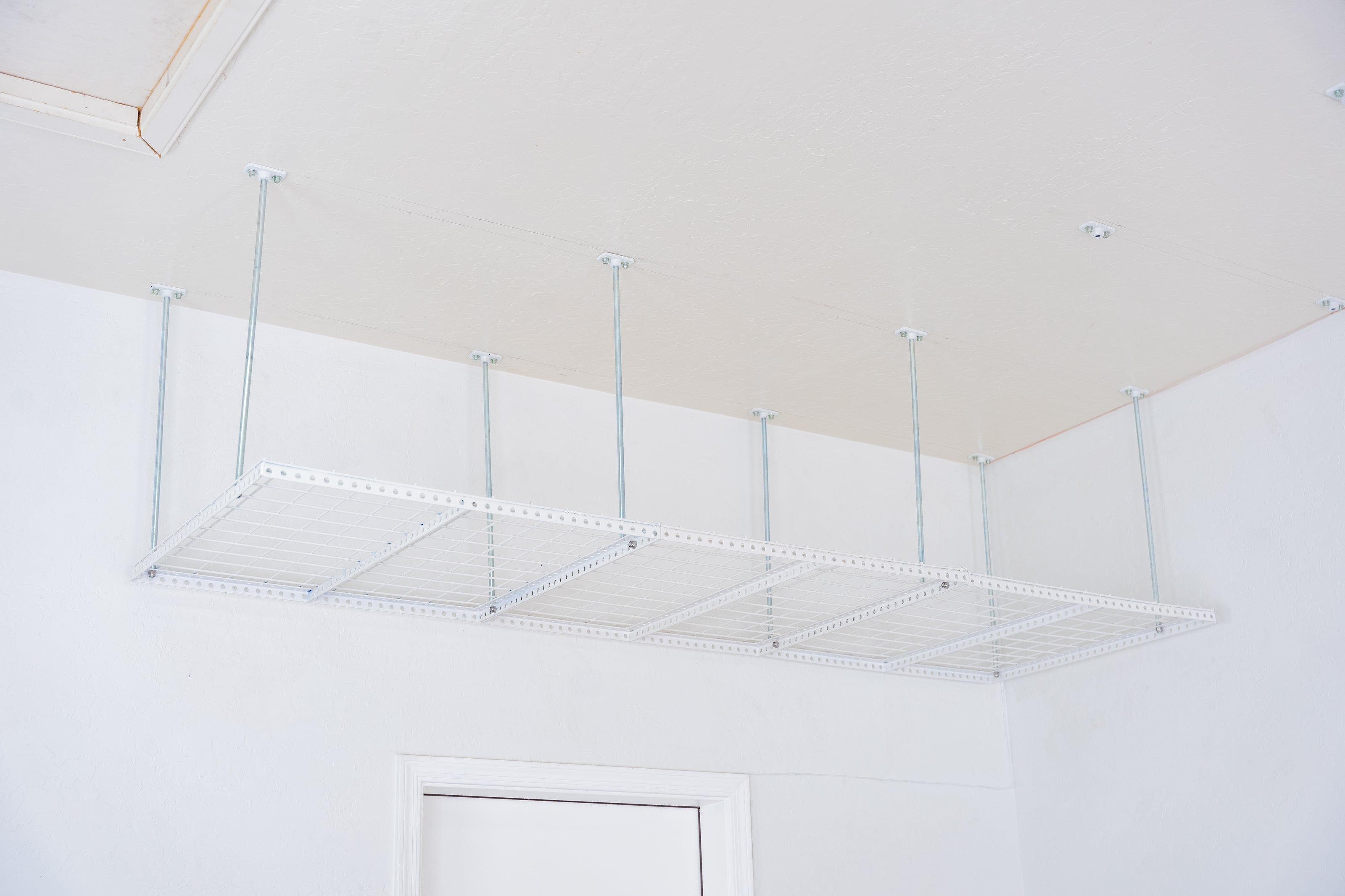 Dura-Lift Elevate Adjustable Height Overhead Garage Door Ceiling Triple In Line Storage Platform  (31 in. W x 93 in D)-PTRIPLE