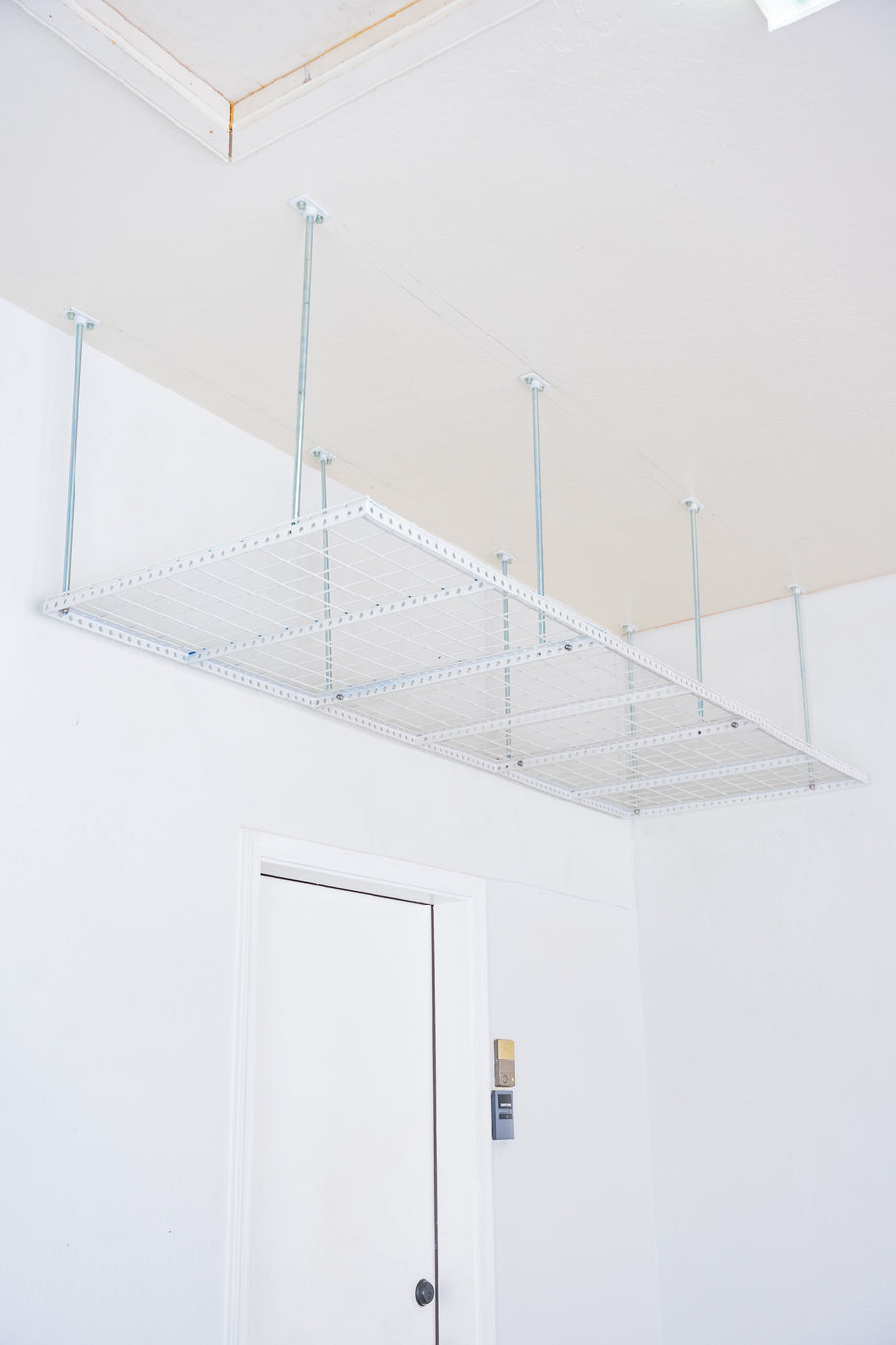 Dura-Lift Elevate Adjustable Height Overhead Garage Door Ceiling Triple In Line Storage Platform  (31 in. W x 93 in D)-PTRIPLE