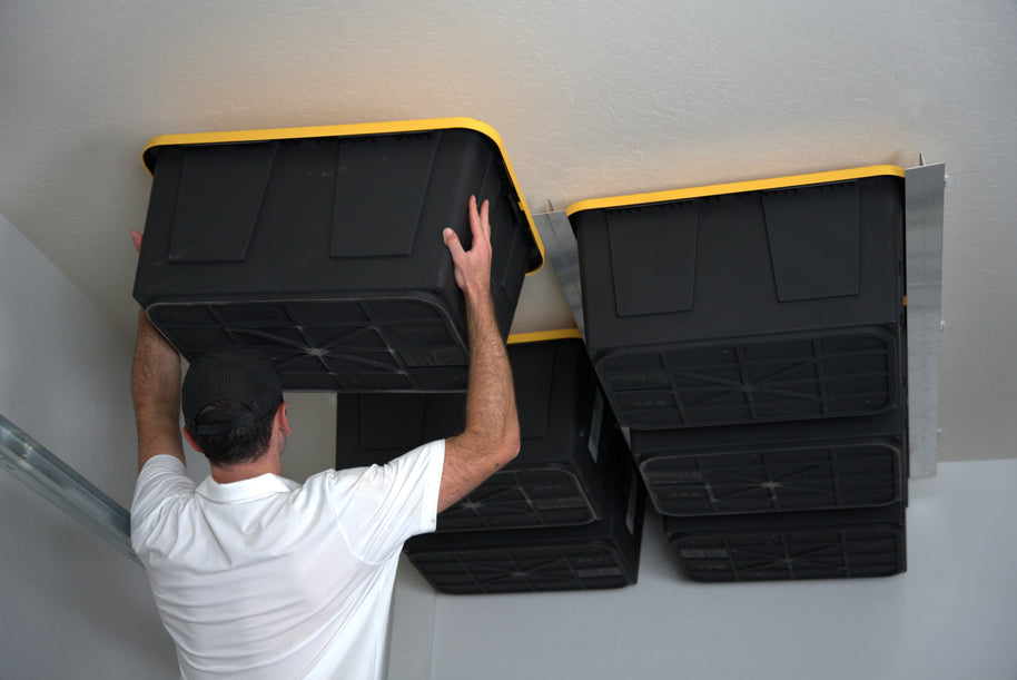 Dura-Lift Elevate Overhead Garage Slide Bin Storage System-BTriple