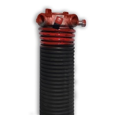 DURA-LIFT .225 Garage Door Torsion Spring (Red) & 18" Winding Rods