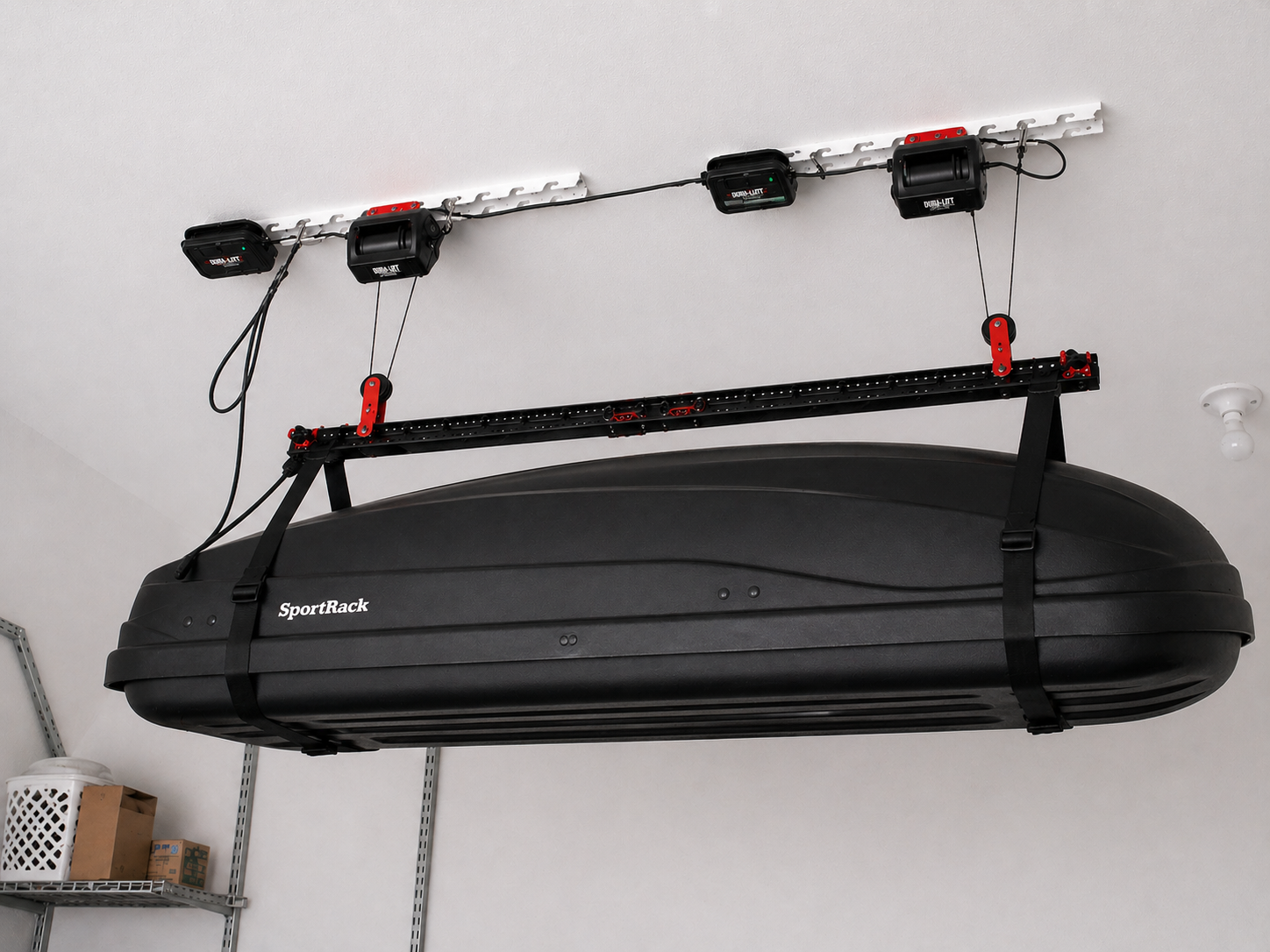 Dura-Lift Elevate Multi-Purpose Lifter | Dual-Motor Electric Ceiling Lift | App-Controlled | 200 lb Capacity