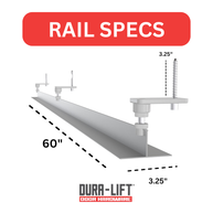 Dura-Lift Elevate Overhead Garage Slide Bin Storage System-BTriple