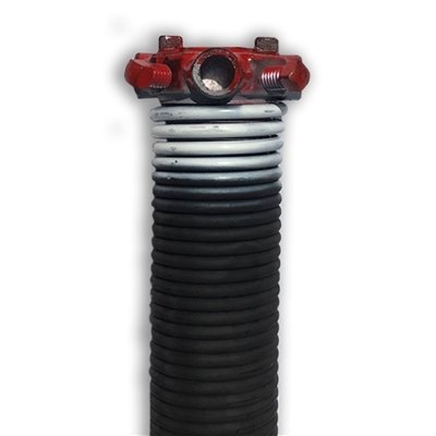 DURA-LIFT .218 Garage Door Torsion Spring (White) & 18" Winding Rods