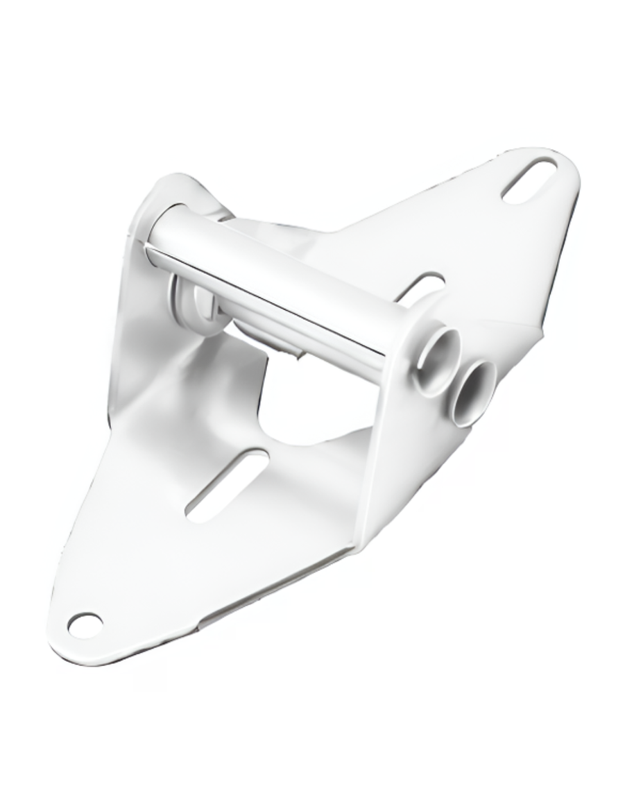 #2 11 Gauge White Powder Coating-Quiet Bushing Garage Door Hinge