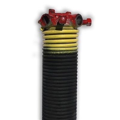 DURA-LIFT .207 Garage Door Torsion Spring (Yellow) & 18" Winding Rods