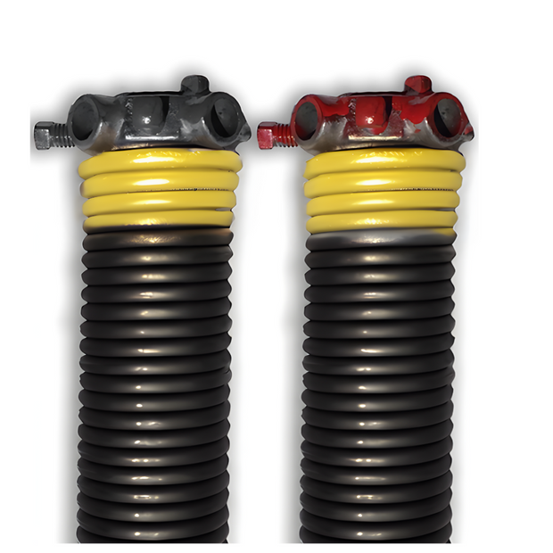DURA-LIFE E-Coat .207 x 2 x 23 Torsion Spring & 18" Winding Rods