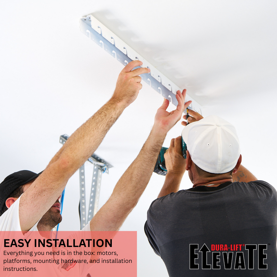 Dura-Lift Elevate 4x8 Motorized Storage Lift – DURA-LIFT Door Hardware