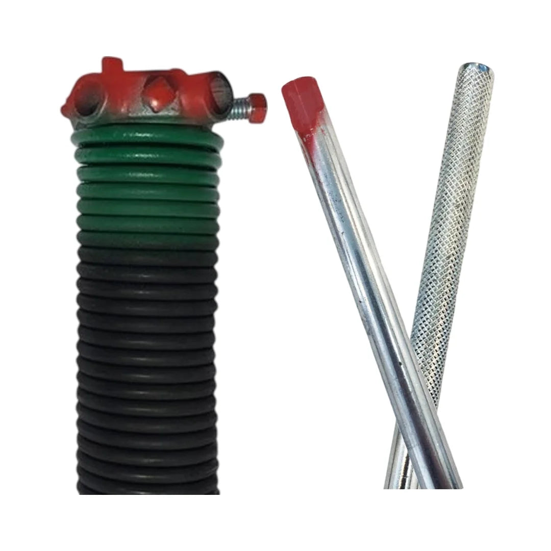 DURA-LIFT .243 Garage Door Torsion Spring (Green) & 18