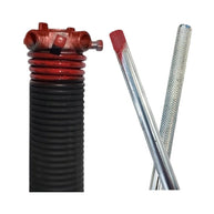 DURA-LIFT .225 Garage Door Torsion Spring (Red) & 18