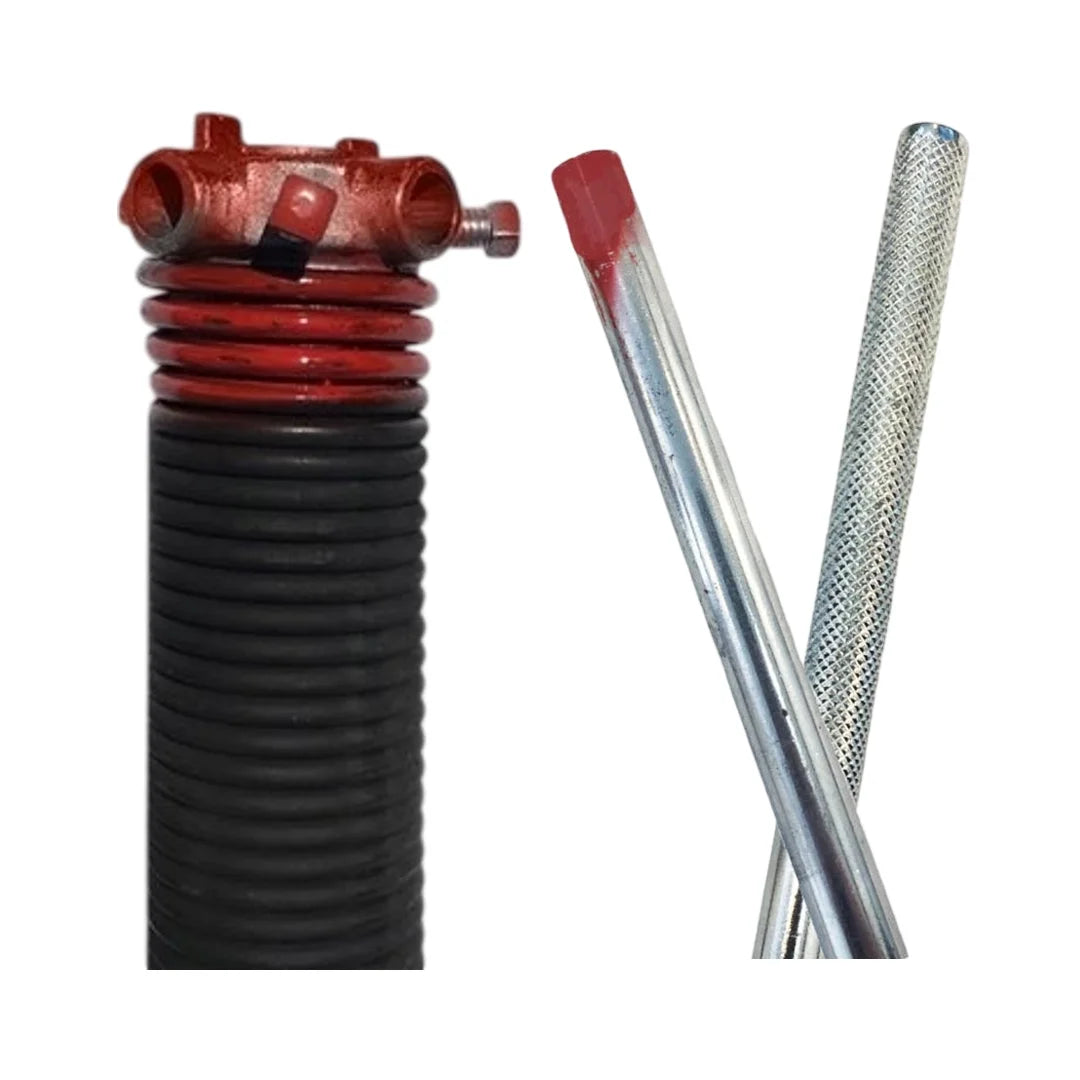 DURA-LIFT .225 Garage Door Torsion Spring (Red) & 18