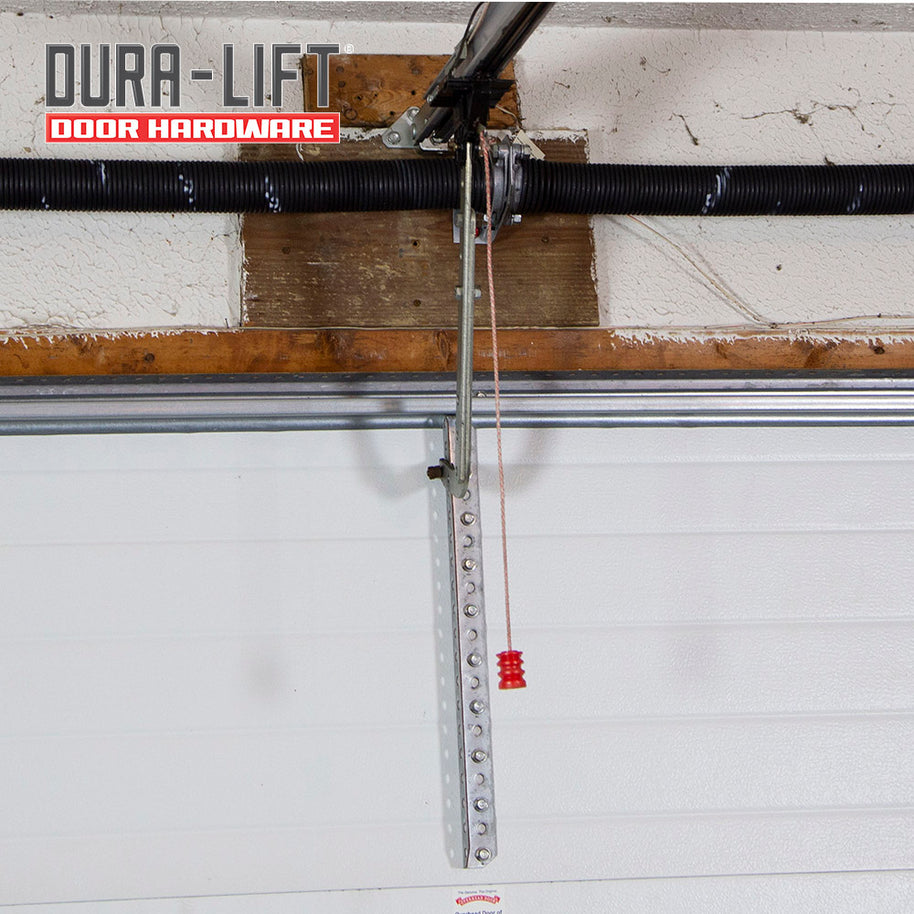 DURA-LIFT 1-1/8 in. x 24 in. Galvanized 14-Gauge Steel Punched Angle Iron Bracket (4-Pack)-DLAPA8