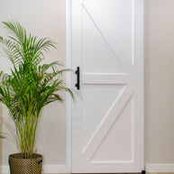 DURA-LIFT Matte Black Durable Single Door EZ-Sliding Steel Track Barn Door Hardware Kit-DLDB1