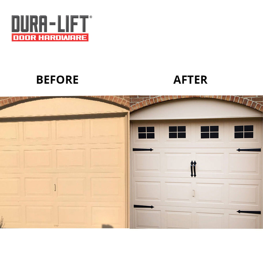 DURA-LIFT Decorative Magnetic Faux Garage Door Windows (32-pack)-DLADMWS
