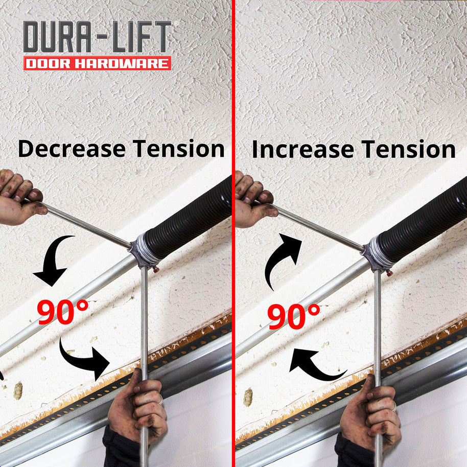 DURA-LIFT 18 in. Garage Door Torsion Spring Winding Rod (2-Pack)-DLATWR18