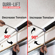 DURA-LIFT 18 in. Garage Door Torsion Spring Winding Rod (2-Pack)-DLATWR18